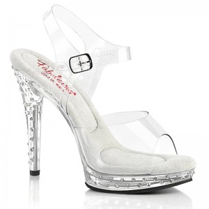 Pleaser Glory-508SDT Hakken Dames Clear | BELGIE BECAFTHN