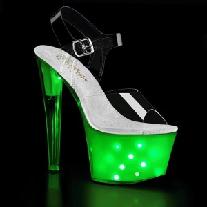Pleaser Illuminator-708 Hakken Dames Wit | BELGIE BENTECMH