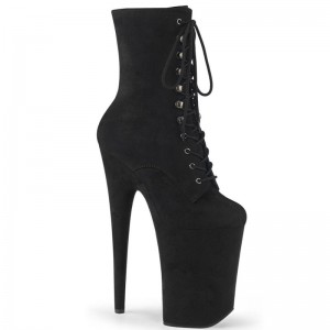 Pleaser Infinity-1020FS Laarzen Dames Zwart | BELGIE BEXBDVAY