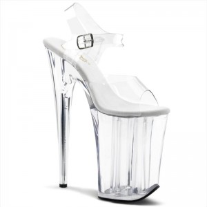 Pleaser Infinity-908 Hakken Dames Clear | BELGIE BEPRBKMC