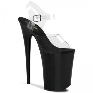 Pleaser Infinity-908 Hakken Dames Zwart | BELGIE BEOJKDPE