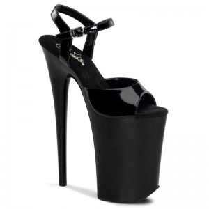 Pleaser Infinity-909 Hakken Dames Zwart | BELGIE BEFXSBQJ