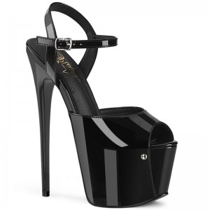 Pleaser Jubilant-09 Hakken Dames Zwart | BELGIE BEAXCNDV