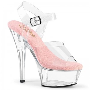 Pleaser Kiss-208 Hakken Dames Roze | BELGIE BETLVFZK