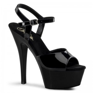 Pleaser Kiss-209 Hakken Dames Zwart | BELGIE BESWXJIA
