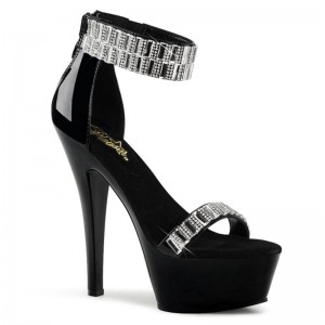 Pleaser Kiss-269RS Hakken Dames Zwart | BELGIE BEFXSHWL