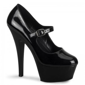 Pleaser Kiss-280 Hakken Dames Zwart | BELGIE BEIBNUCO