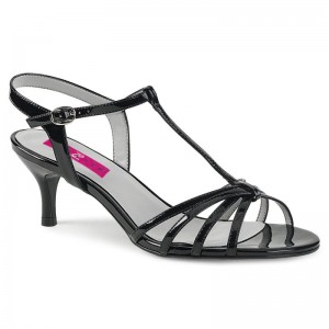 Pleaser Kitten-06 Hakken Dames Zwart | BELGIE BEVTPDRE