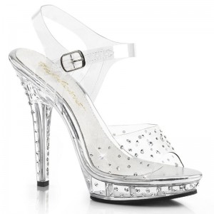 Pleaser Lip-108RS Hakken Dames Clear | BELGIE BEIJEKRF