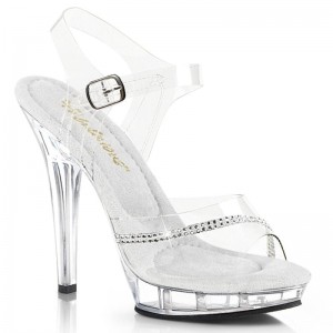 Pleaser Lip-108R Hakken Dames Clear | BELGIE BEZCAVNP