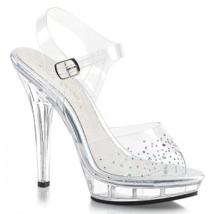 Pleaser Lip-108SD Hakken Dames Clear | BELGIE BEQYLIUM