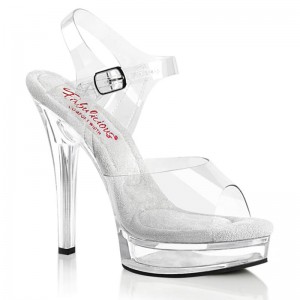 Pleaser Majesty-508 Hakken Dames Clear | BELGIE BESZYMBH