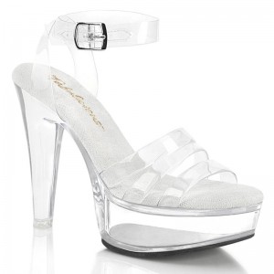 Pleaser Martini-505 Hakken Dames Clear | BELGIE BEJBZGTK