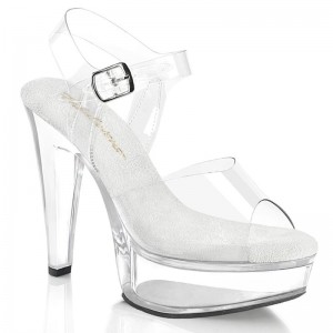 Pleaser Martini-508 Hakken Dames Clear | BELGIE BEYBIFXG