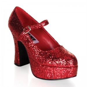 Pleaser Maryjane-50G Hakken Dames Rood | BELGIE BERVYXES