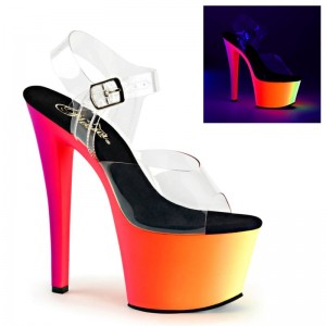 Pleaser Rainbow-308UV Hakken Dames Gekleurd | BELGIE BECEXQRH