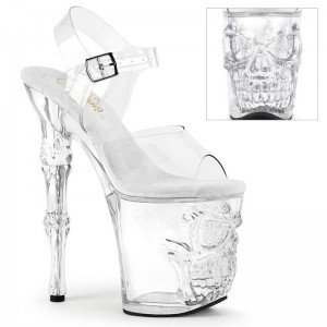 Pleaser Rapture-808 Hakken Dames Clear | BELGIE BEPXVZFJ