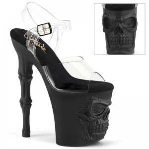 Pleaser Rapture-808 Hakken Dames Zwart | BELGIE BEHEDRBU