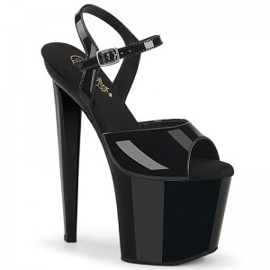 Pleaser Razzle-809 Hakken Dames Zwart | BELGIE BEXLEIUW