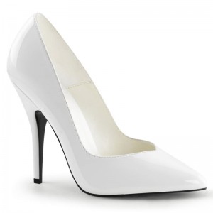 Pleaser Seduce-420V Hakken Dames Wit | BELGIE BEAMPOJK