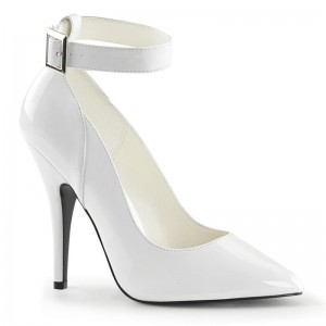 Pleaser Seduce-431 Hakken Dames Wit | BELGIE BEATEPBQ