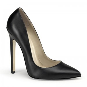 Pleaser Sexy-20 Vegan Leather Hakken Dames Zwart | BELGIE BECUITFV