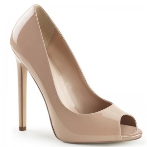 Pleaser Sexy-42 Hakken Dames Beige | BELGIE BEAFYOXN