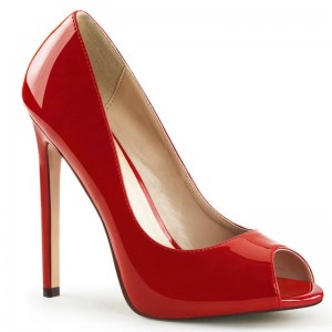 Pleaser Sexy-42 Hakken Dames Rood | BELGIE BEUZIQBV