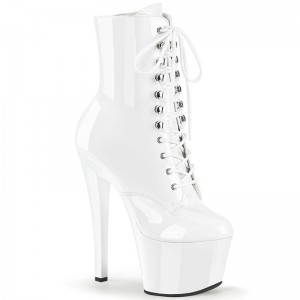 Pleaser Sky-1020 Laarzen Dames Wit | BELGIE BEUBFVLG
