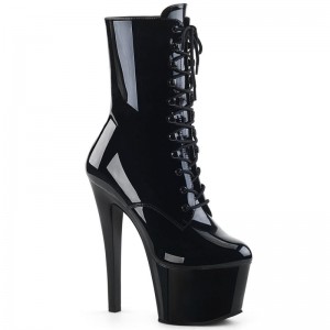 Pleaser Sky-1020 Laarzen Dames Zwart | BELGIE BEMIBZXF