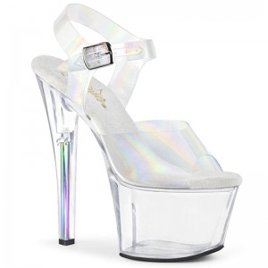 Pleaser Sky-308N-RBH Hakken Dames Clear | BELGIE BEWPMTHA