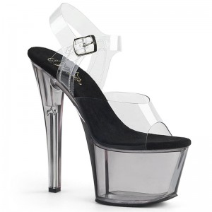 Pleaser Sky-308T Hakken Dames Grijs | BELGIE BEDAFGUH