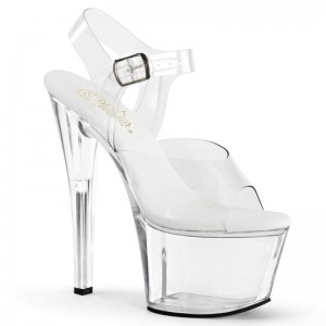 Pleaser Sky-308VL Hakken Dames Clear | BELGIE BEBVNHOF