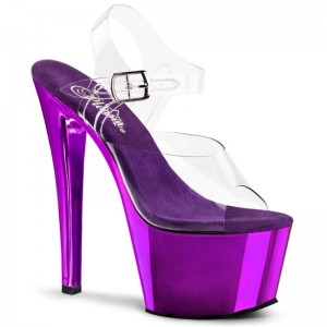 Pleaser Sky-308 Hakken Dames Paars | BELGIE BEKLVTFA
