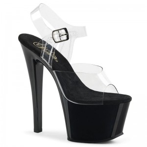Pleaser Sky-308 Hakken Dames Zwart | BELGIE BEPDRUHS