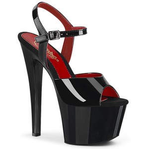 Pleaser Sky-309-1 Hakken Dames Zwart | BELGIE BETPWIOJ