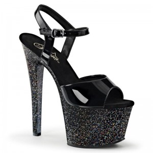 Pleaser Sky-309MG Hakken Dames Zwart | BELGIE BENYRWTI