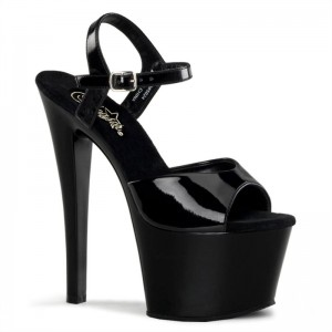 Pleaser Sky-309 Hakken Dames Zwart | BELGIE BEXIYLWN