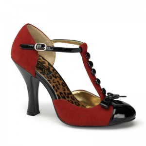 Pleaser Smitten-10 Hakken Dames Rood | BELGIE BEYMSXVH