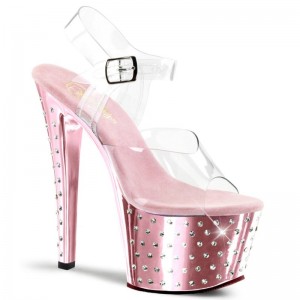 Pleaser Stardust-708 Hakken Dames Roze | BELGIE BETZFNAX