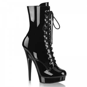 Pleaser Sultry-1020 Laarzen Dames Zwart | BELGIE BEBIMKLR