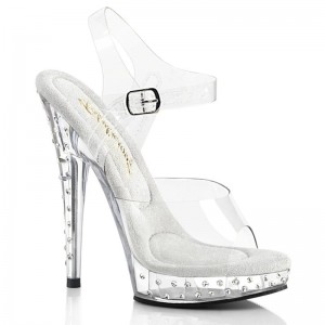 Pleaser Sultry-608SDT Hakken Dames Clear | BELGIE BEGDWEXS