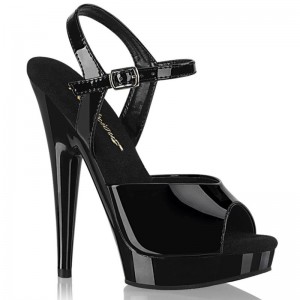 Pleaser Sultry-609 Hakken Dames Zwart | BELGIE BEKLVNRJ