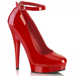 Pleaser Sultry-686 Hakken Dames Rood | BELGIE BEXDJATM