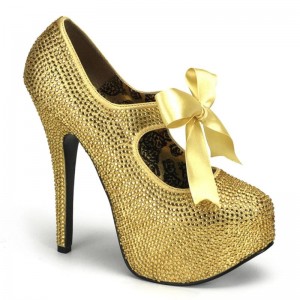 Pleaser Teeze-04R Hakken Dames Goud | BELGIE BETUOIPK