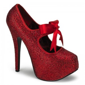Pleaser Teeze-04R Hakken Dames Rood | BELGIE BEUMLJYC