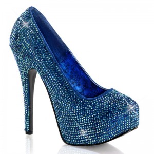 Pleaser Teeze-06R Hakken Dames Blauw | BELGIE BEPRNLUZ