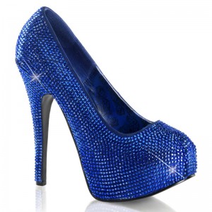 Pleaser Teeze-06R Hakken Dames Blauw | BELGIE BEWIODLN