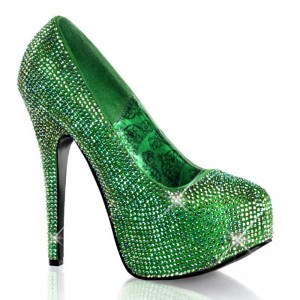 Pleaser Teeze-06R Hakken Dames Groen | BELGIE BENITSXC