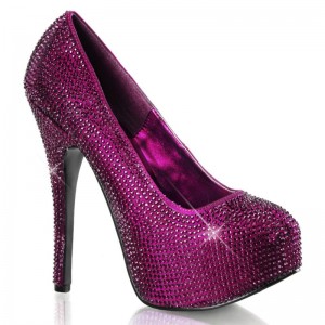 Pleaser Teeze-06R Hakken Dames Paars | BELGIE BEWNZTEC